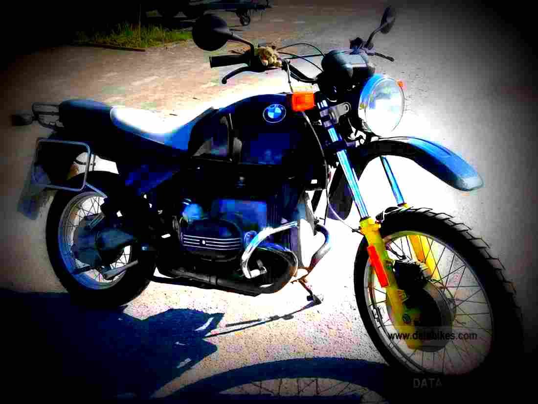 BMW R 80 GS 1988 4 motorbike A4 Photo Print