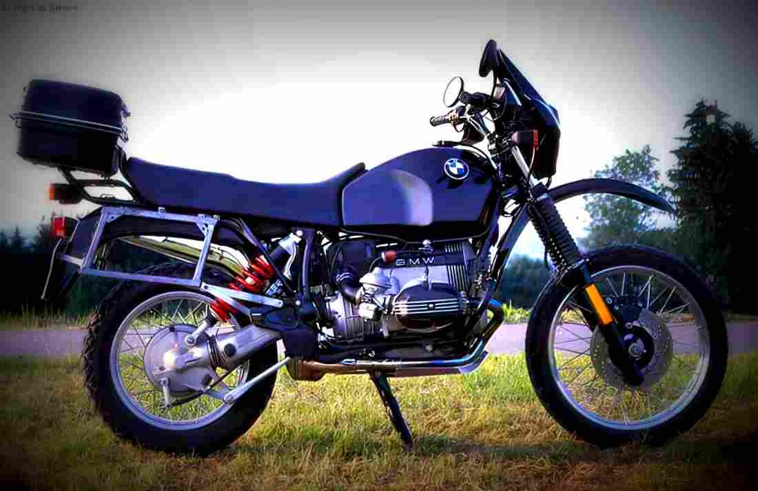 BMW R 80 GS 1992 1 motorbike A4 Photo Print
