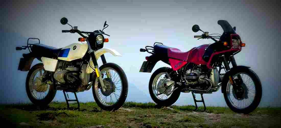 BMW R 80 GS 1992 2 motorbike A4 Photo Print