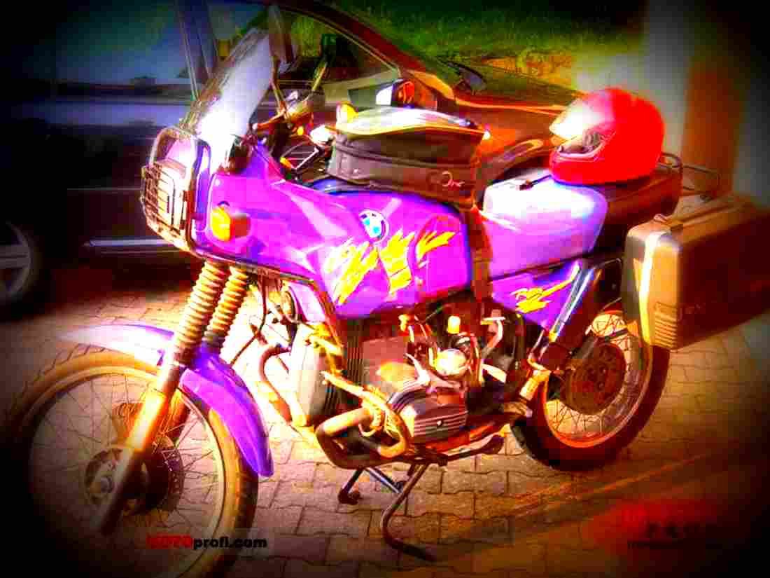 BMW R 80 GS 1994 1 motorbike A4 Photo Print