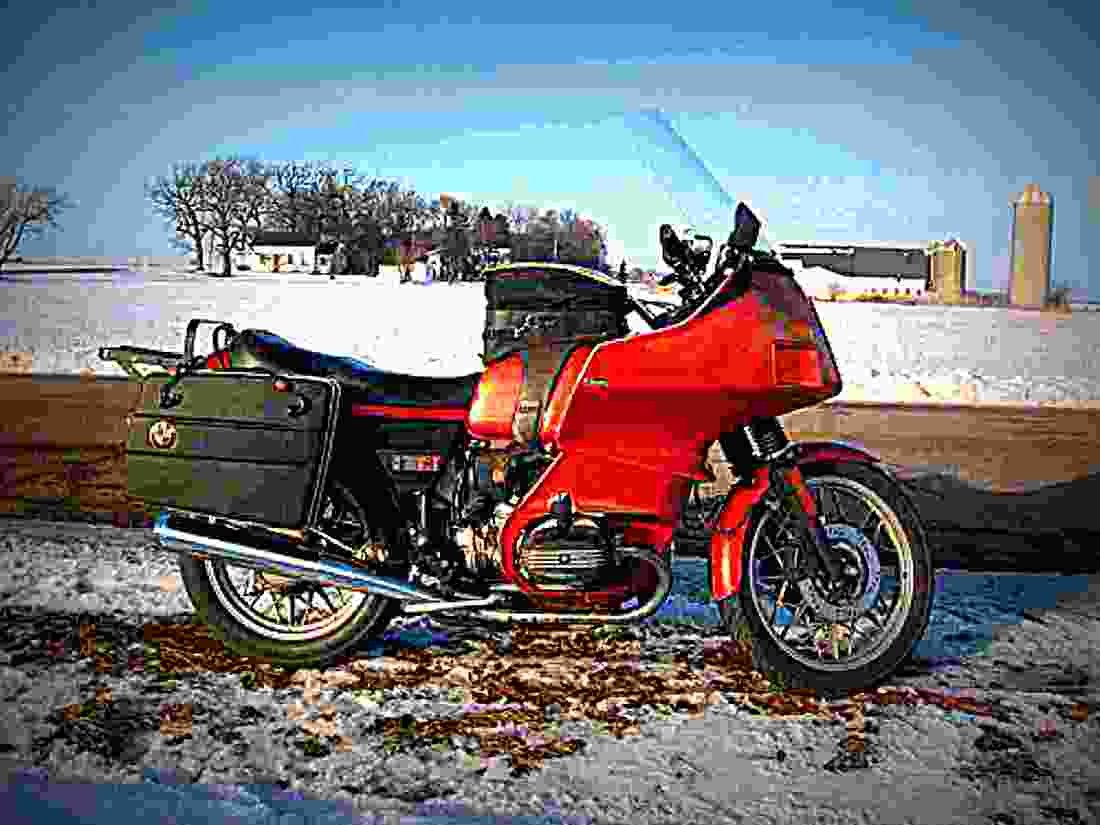 BMW R 80 RT 1982 6 motorbike A4 Photo Print