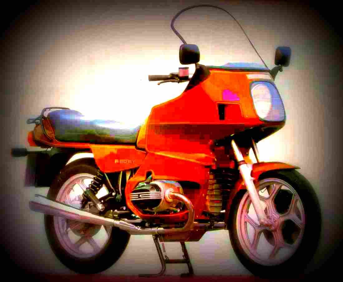 BMW R 80 RT 1984 2 motorbike A4 Photo Print