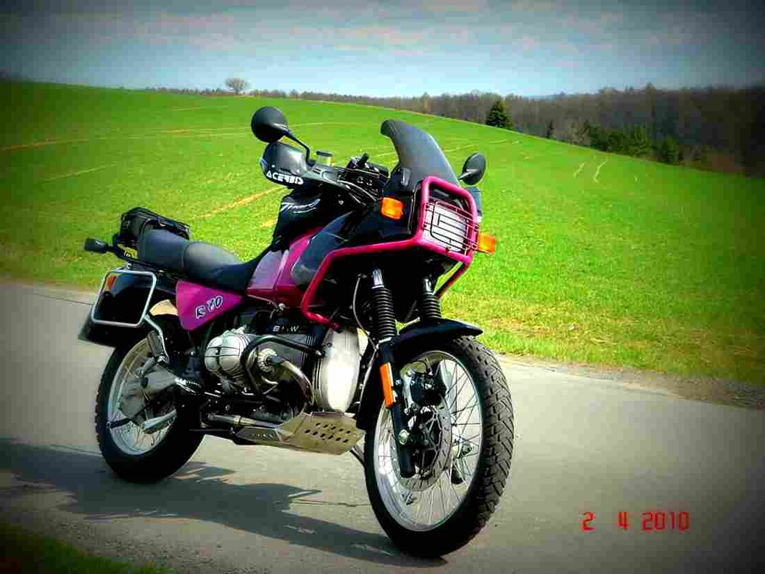 BMW R 80 RT 1987 6 motorbike A4 Photo Print