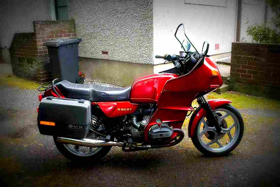 BMW R 80 RT 1991 5 motorbike A4 Photo Print
