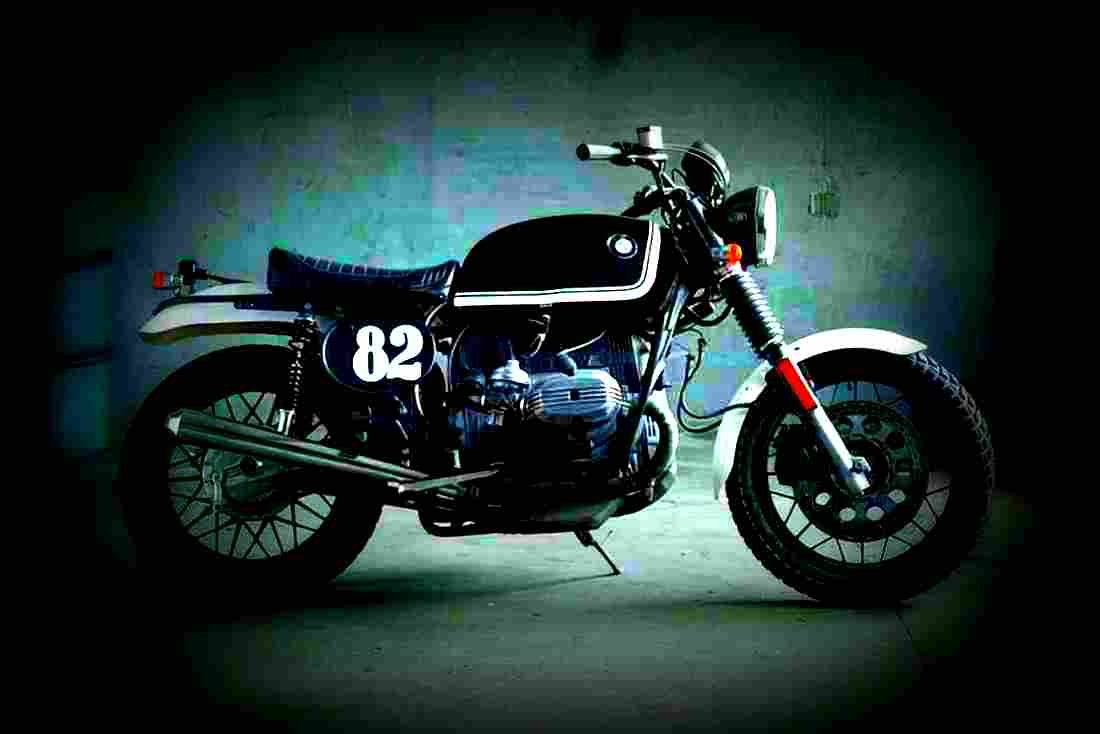 BMW R 80 RT 1991 6 motorbike A4 Photo Print