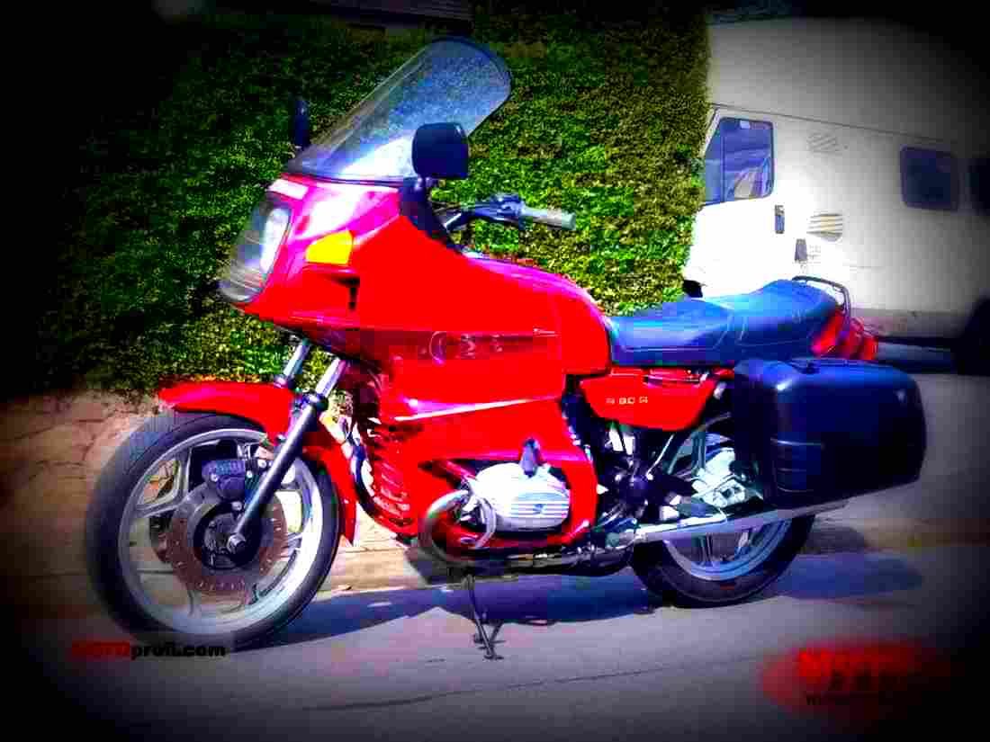 BMW R 80 RT 1994 1 motorbike A4 Photo Print