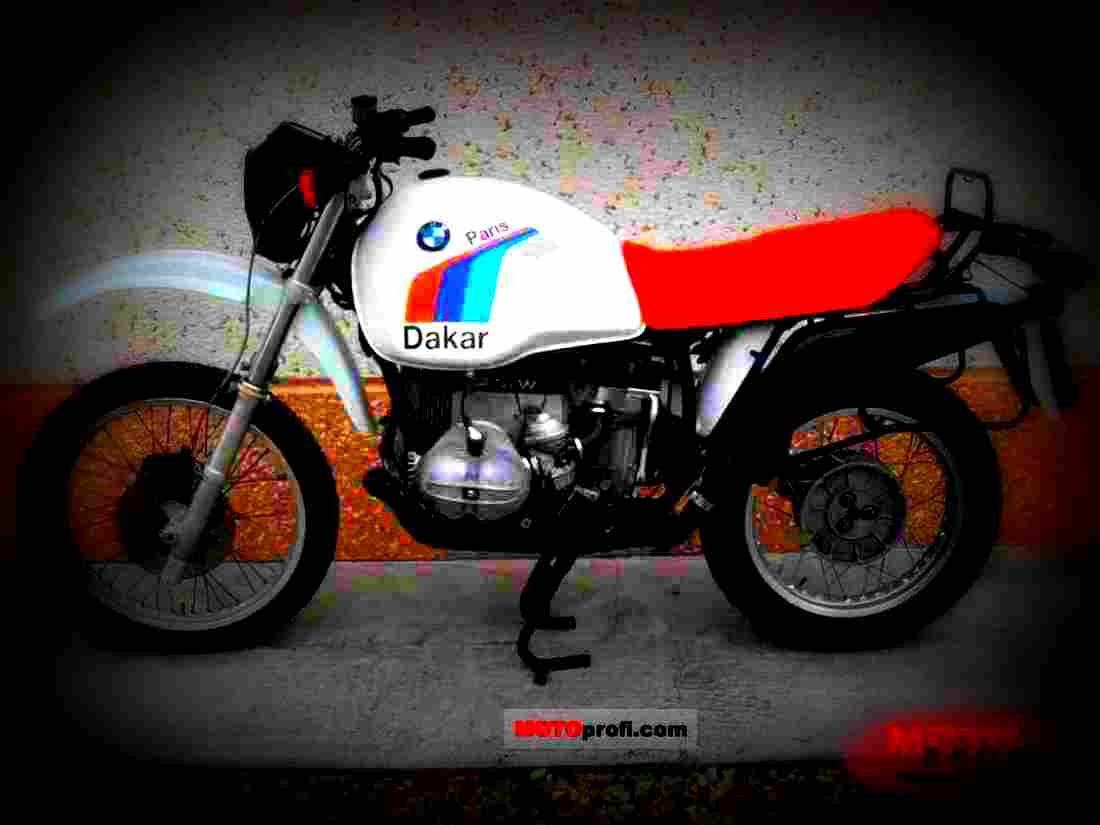 BMW R 80 RT (reduced effect) 1991 2 motorbike A4 Photo Print