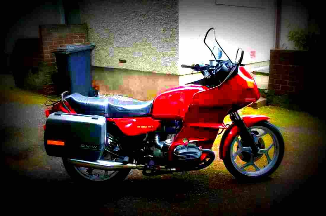 BMW R 80 RT (reduced effect) 1992 6 motorbike A4 Photo Print