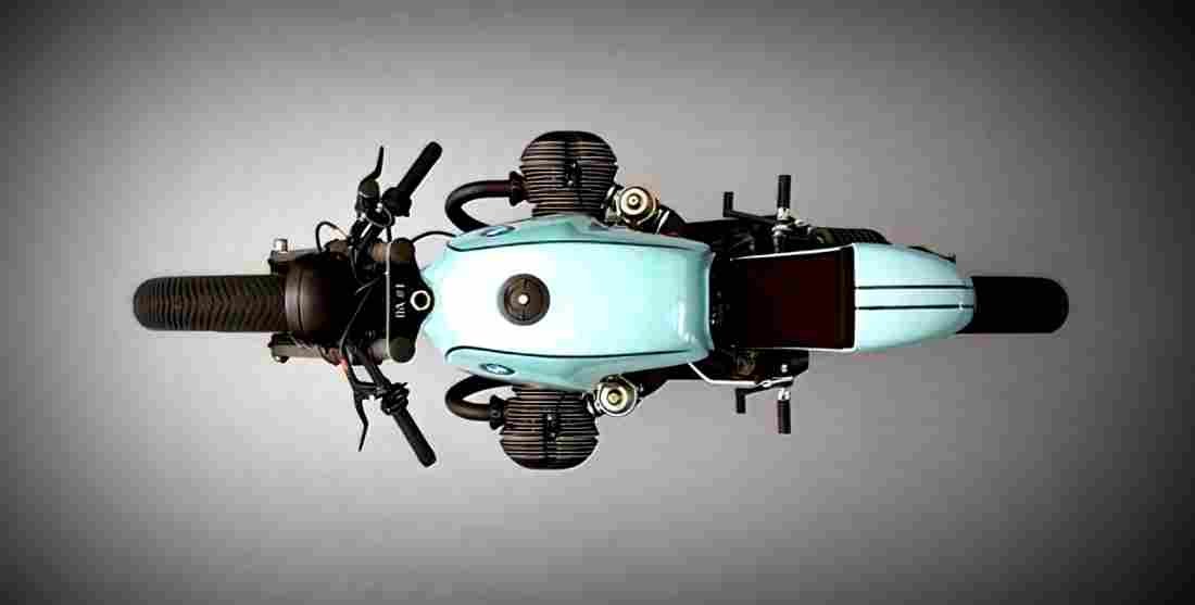 BMW R 80 (reduced effect) 1992 3 motorbike A4 Photo Print