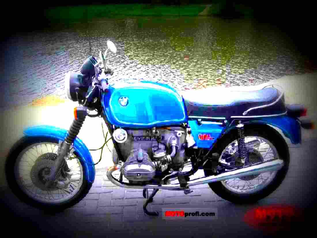 BMW R 80 (reduced effect) 1992 5 motorbike A4 Photo Print