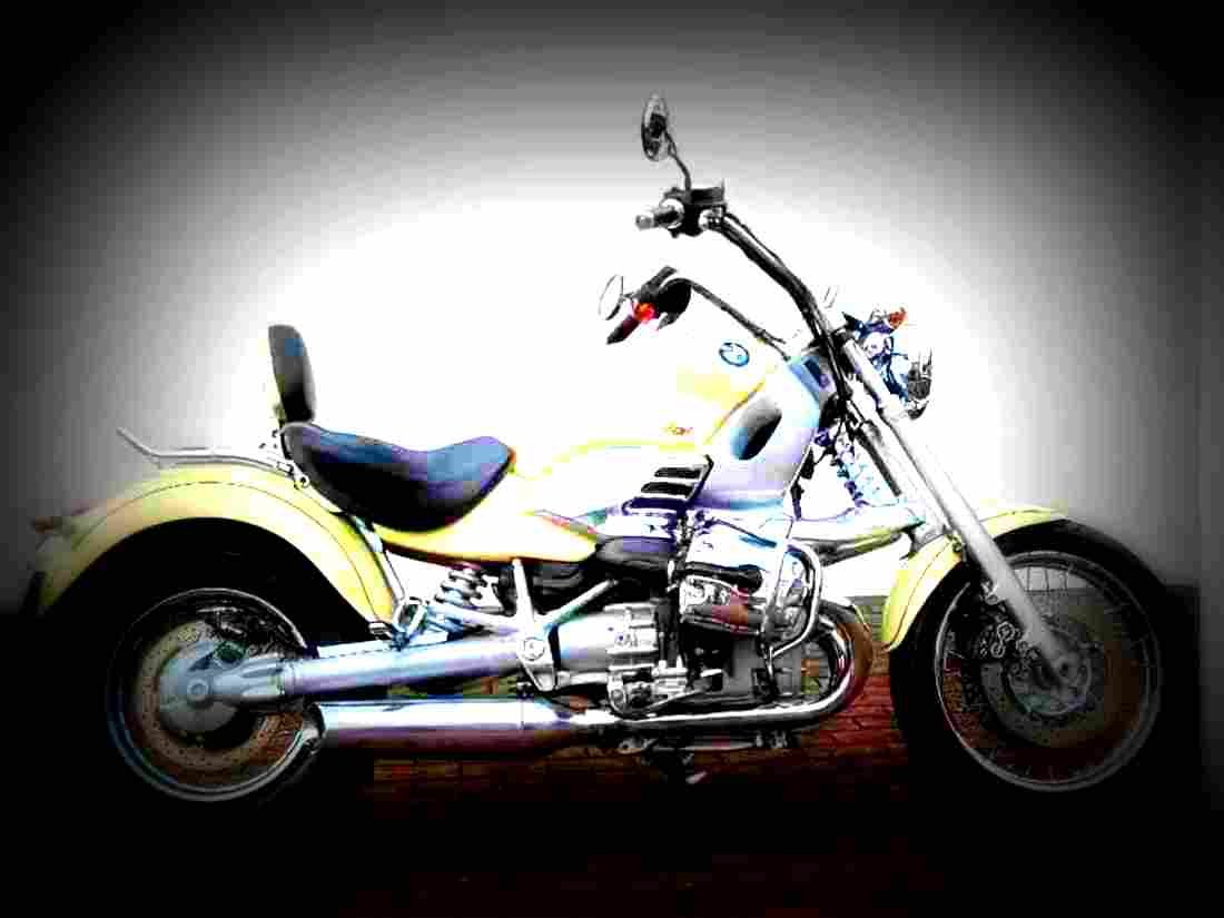 BMW R 850 C 1999 1 motorbike A4 Photo Print