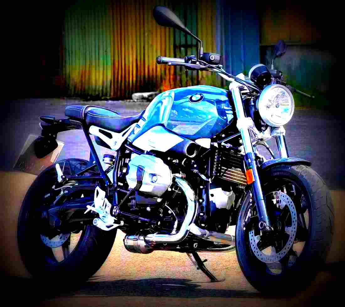 BMW R nine T Pure C 2018 2 motorbike A4 Photo Print