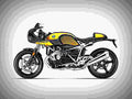 BMW R nineT 2019 1 motorbike A4 Photo Print
