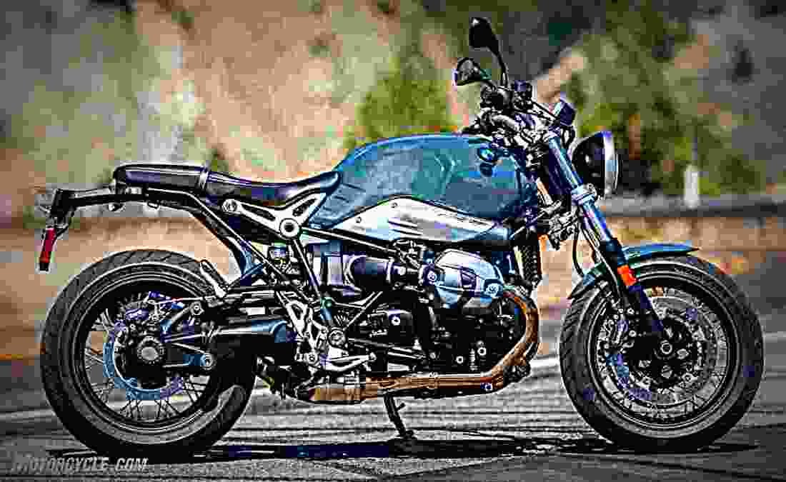 BMW R nineT Pure 2017 3 motorbike A4 Photo Print