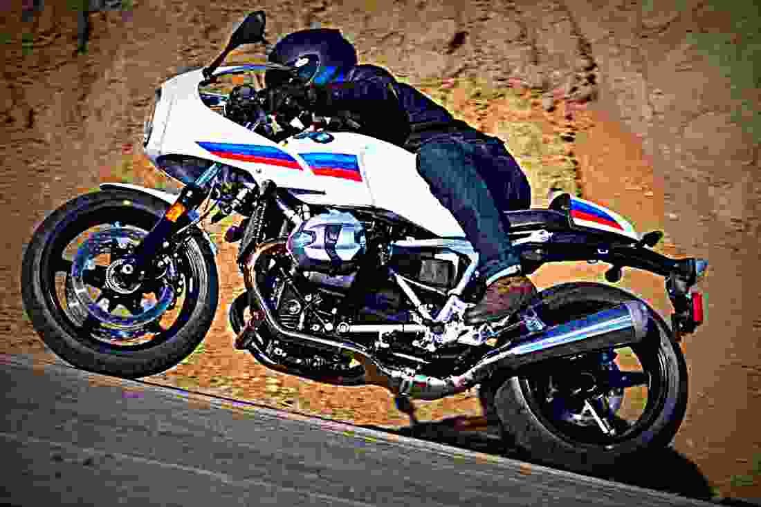 BMW R nineT Racer 2017 2 motorbike A4 Photo Print