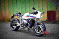 BMW R nineT Racer 2017 3 motorbike A4 Photo Print