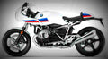 BMW R nineT Racer 2018 3 motorbike A4 Photo Print