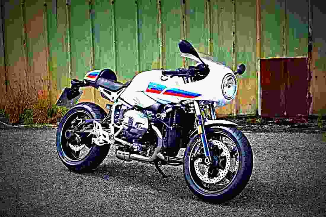 BMW R nineT Racer S 2018 1 motorbike A4 Photo Print