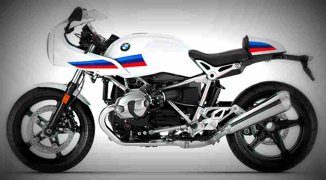 BMW R nineT Racer S 2018 3 motorbike A4 Photo Print