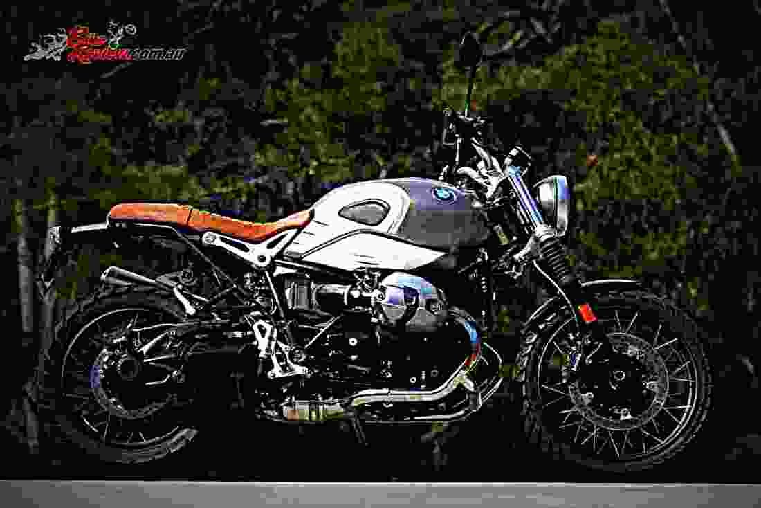 BMW R nineT Scrambler 2017 1 motorbike A4 Photo Print