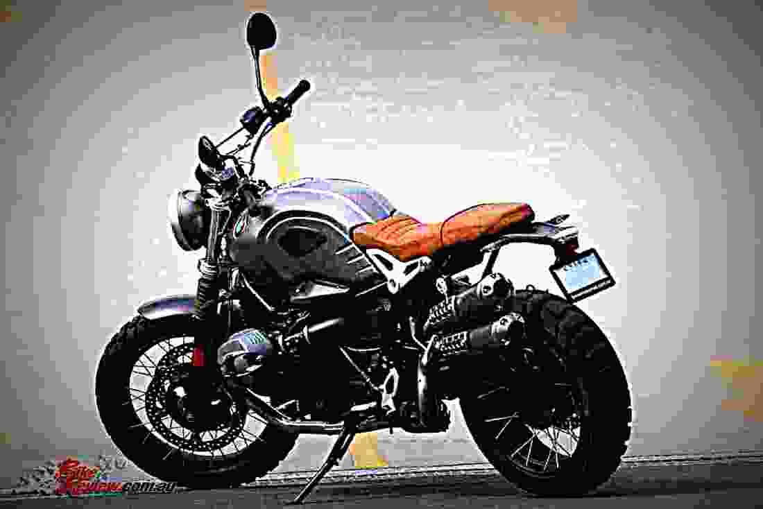 BMW R nineT Scrambler 2017 2 motorbike A4 Photo Print