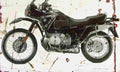 BMW R100GS PD 1994 Aged Vintage A4 Photo Print