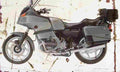 BMW R100RT Classic 1995 Aged Vintage A4 Photo Print