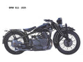 BMW R11 1929 motorbike A4 Photo Print