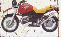 BMW R1100GS 1994 Aged Vintage A4 Photo Print