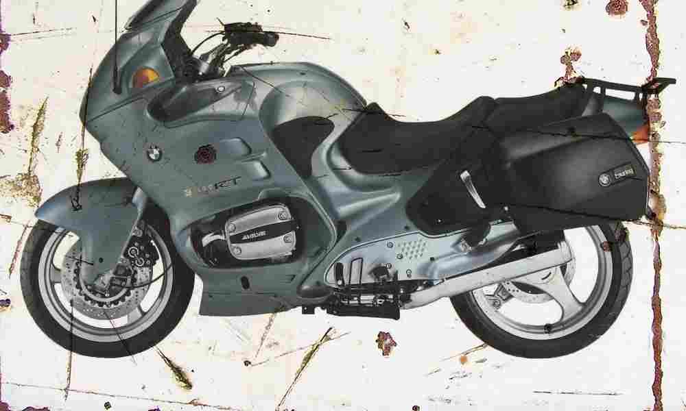 BMW R1100RT 1998 Aged Vintage A4 Photo Print