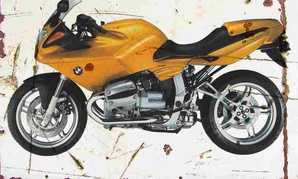 BMW R1100S 1998 Aged Vintage A4 Photo Print