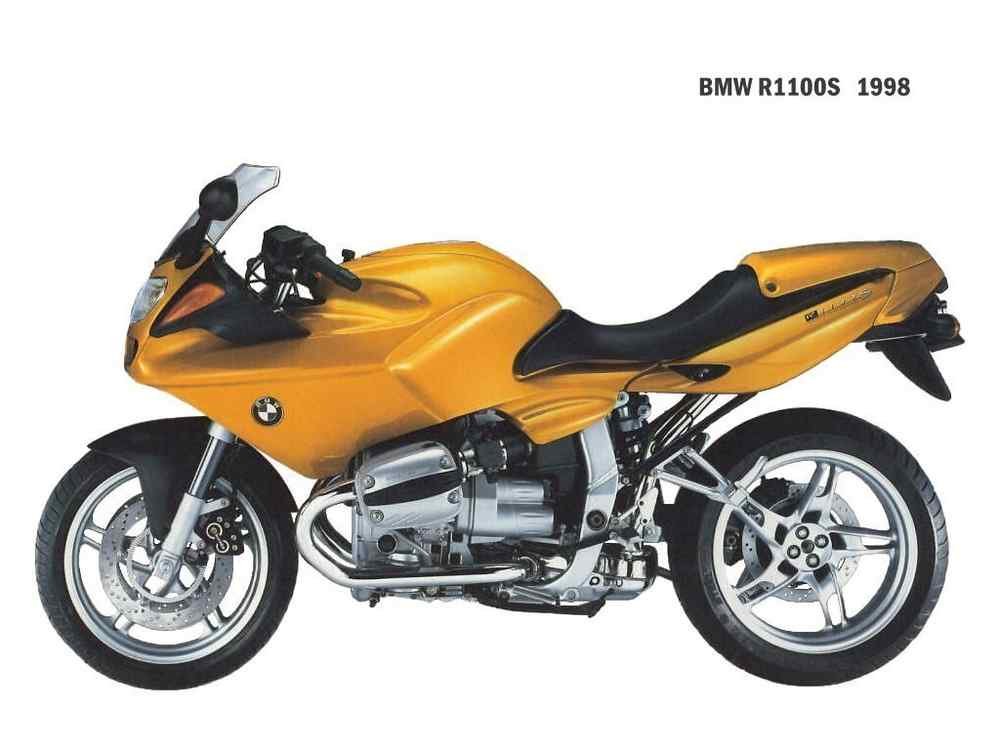 BMW R1100S 1998 motorbike A4 Photo Print