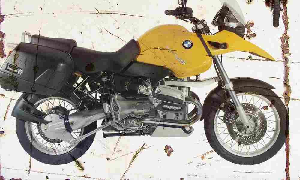 BMW R1150GS 1999 Aged Vintage A4 Photo Print