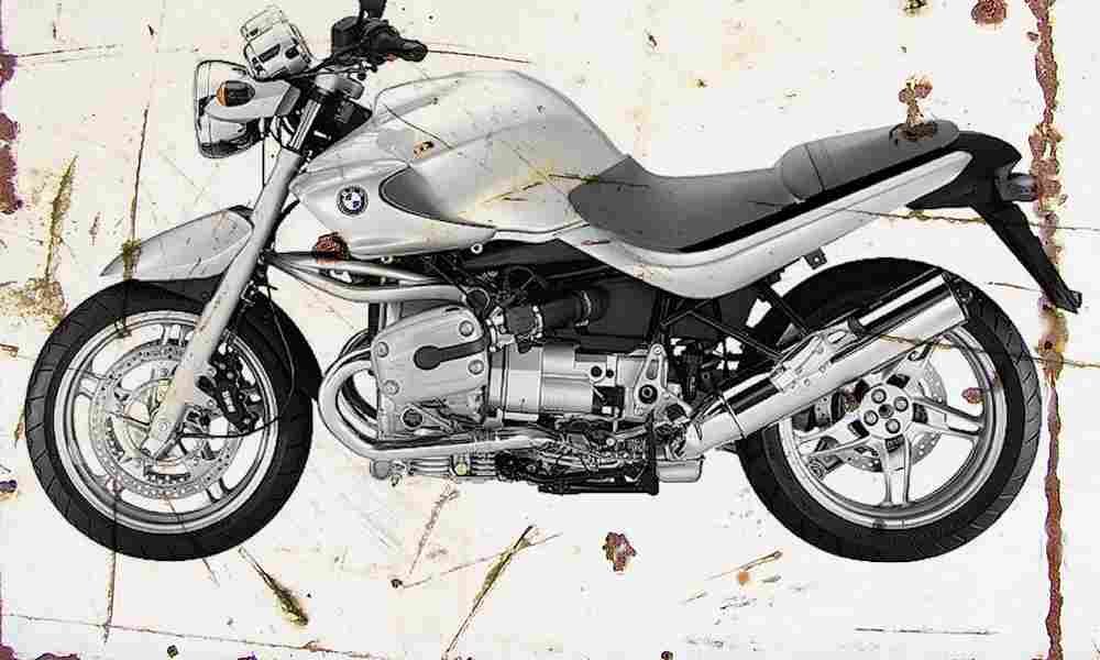 BMW R1150R 2003 Aged Vintage A4 Photo Print