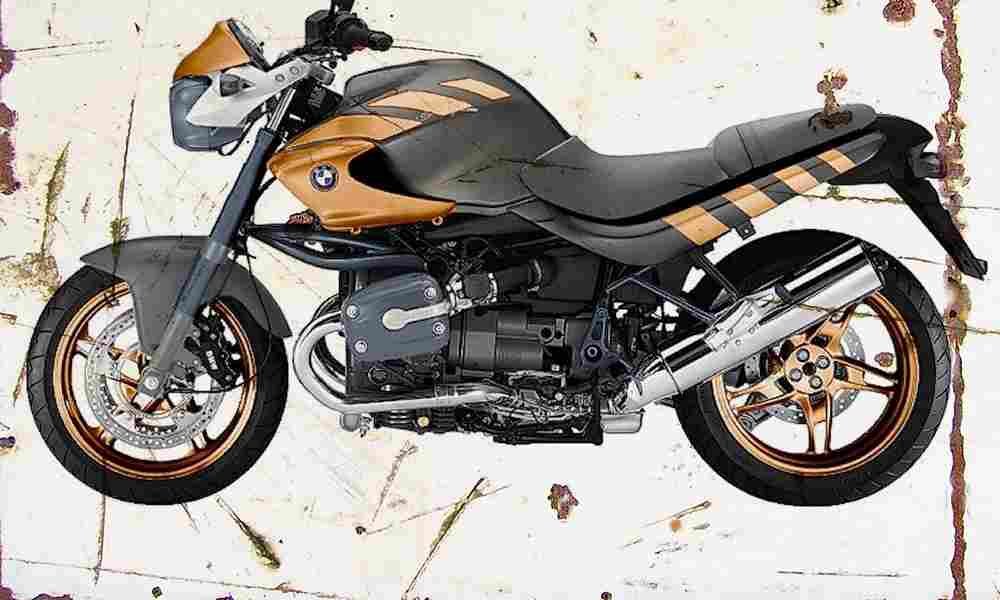 BMW R1150R Rockster 2003 Aged Vintage A4 Photo Print
