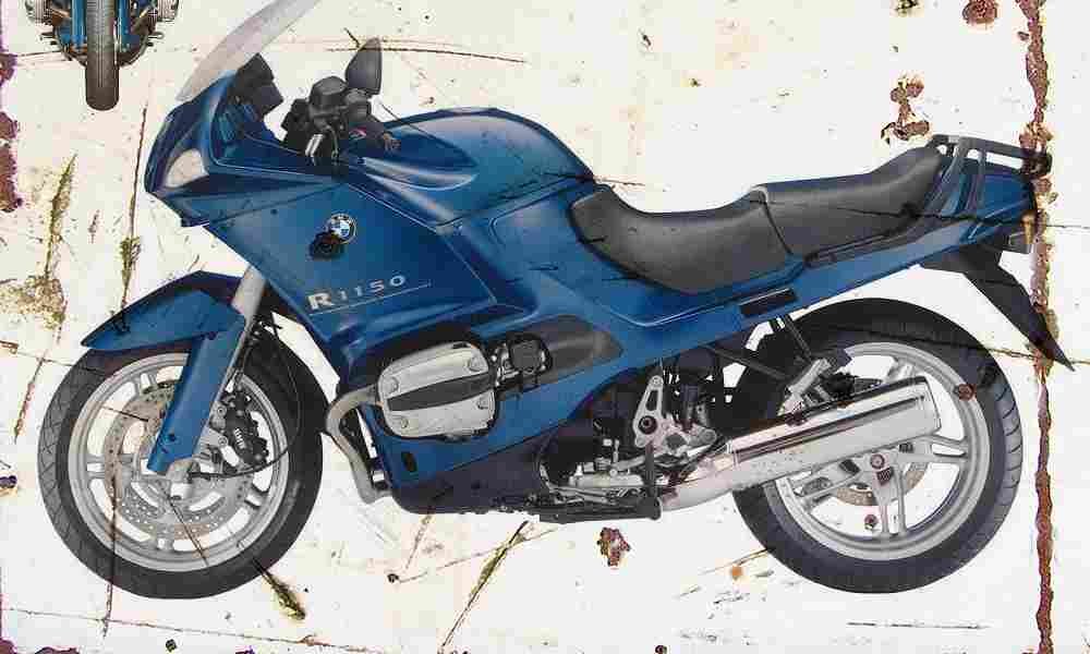 BMW R1150RS 2002 Aged Vintage A4 Photo Print