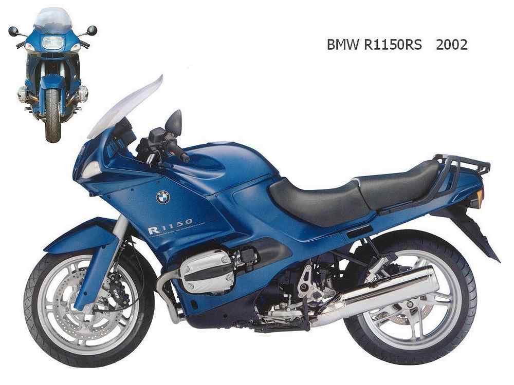 BMW R1150RS 2002 motorbike A4 Photo Print