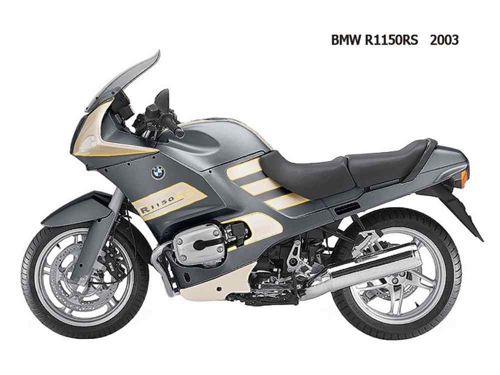 BMW R1150RS 2003 motorbike A4 Photo Print