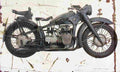 BMW R12 Army 1938 Aged Vintage A4 Photo Print