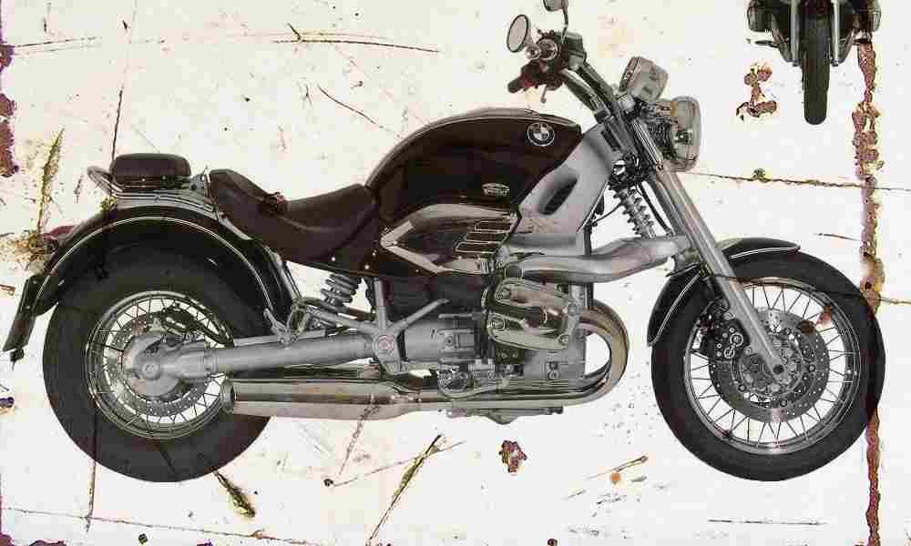 BMW R1200C 1997 Aged Vintage A4 Photo Print