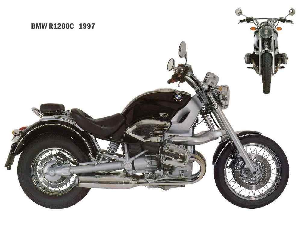 BMW R1200C 1997 motorbike A4 Photo Print