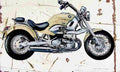 BMW R1200C 1998 Aged Vintage A4 Photo Print