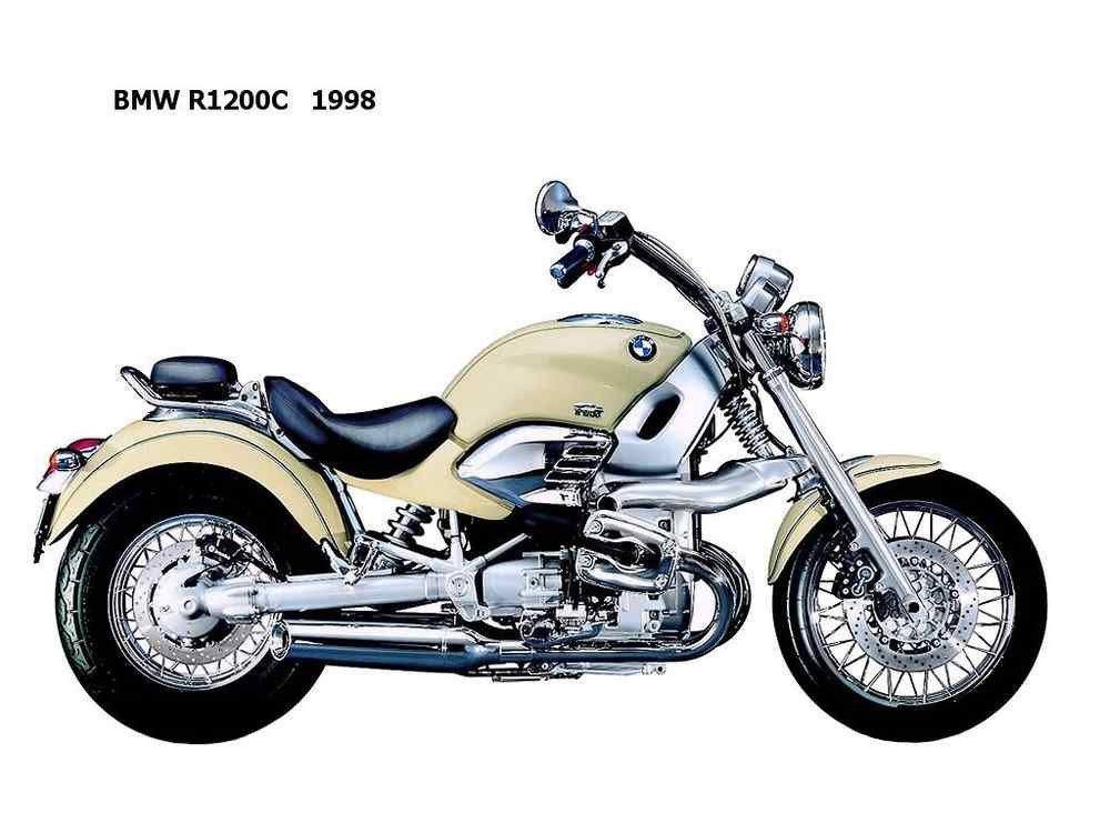 BMW R1200C 1998 motorbike A4 Photo Print