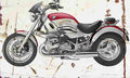 BMW R1200C Independent 2003 Aged Vintage A4 Photo Print