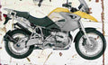 BMW R1200GS 2004 Aged Vintage A4 Photo Print