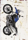 BMW R1200GS 2008 aged A4 Photo Print
