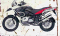 BMW R1200GS Adventure 2006 Aged Vintage A4 Photo Print