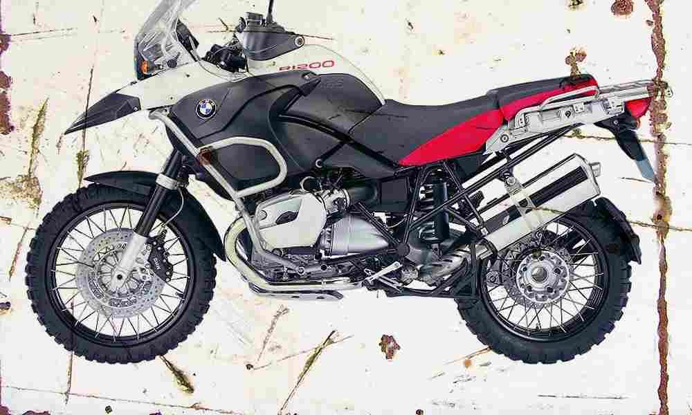 BMW R1200GS Adventure 2006 Aged Vintage A4 Photo Print