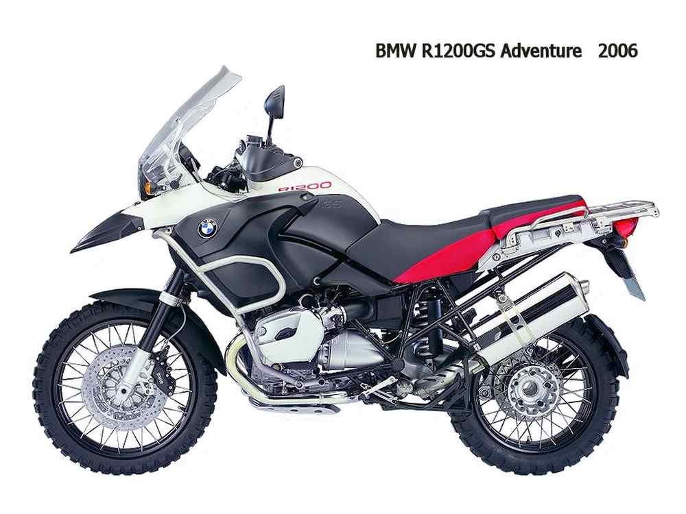 BMW R1200GS Adventure 2006 motorbike A4 Photo Print