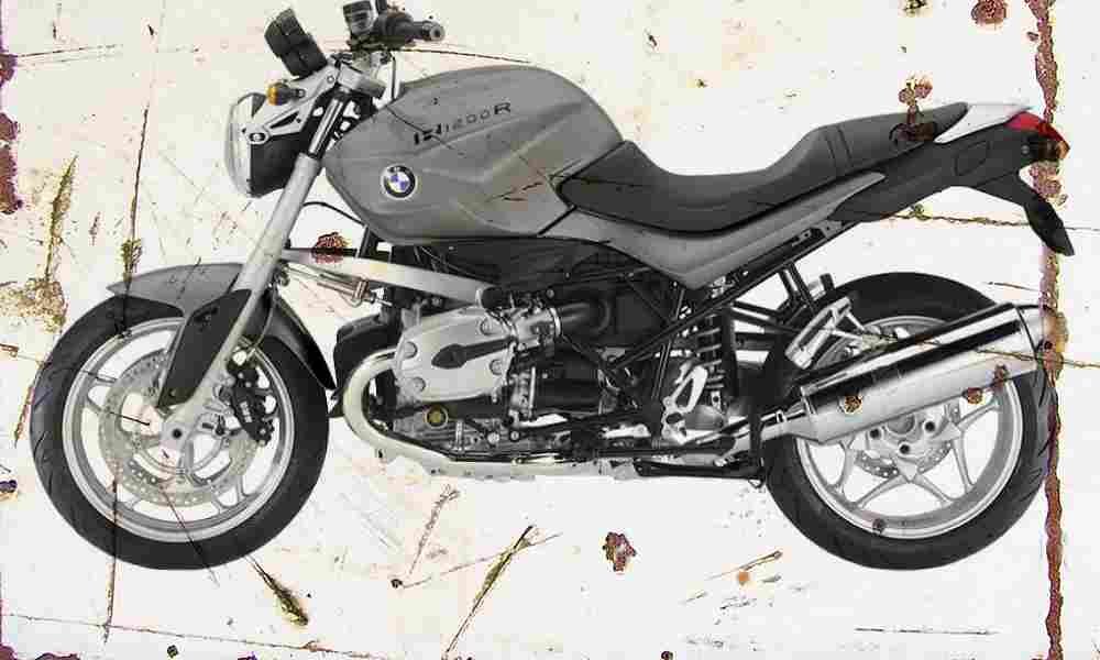 BMW R1200R 2006 Aged Vintage A4 Photo Print